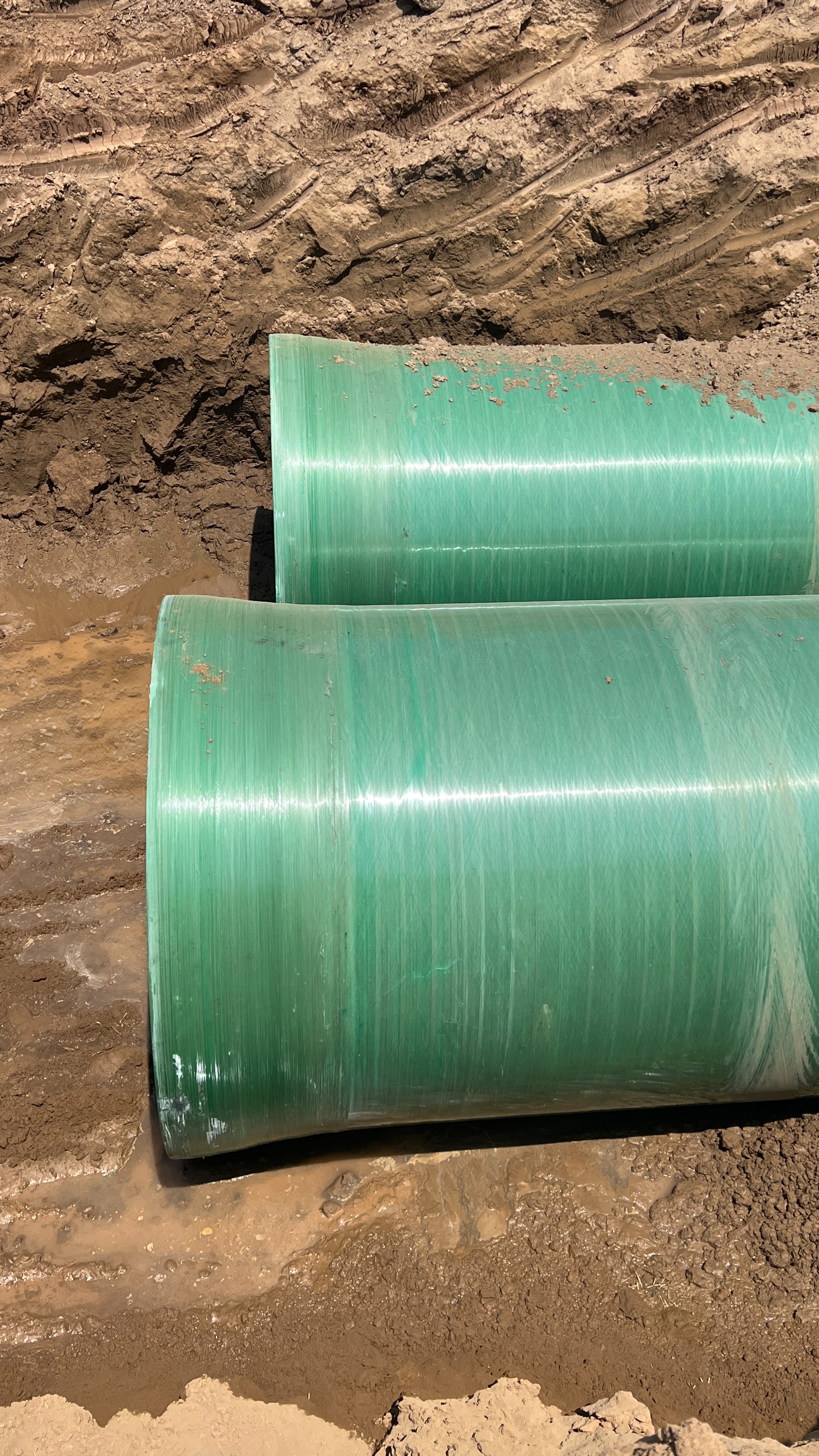 玻璃钢电力电缆保护管地埋式通风缠绕管道市政排污水玻璃钢管道