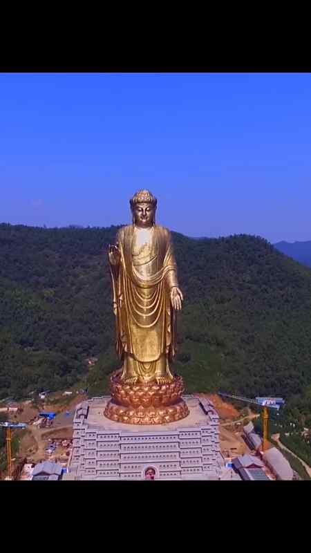 河南省平顶山市鲁山县赵村乡上汤佛泉寺中原大佛-度小视