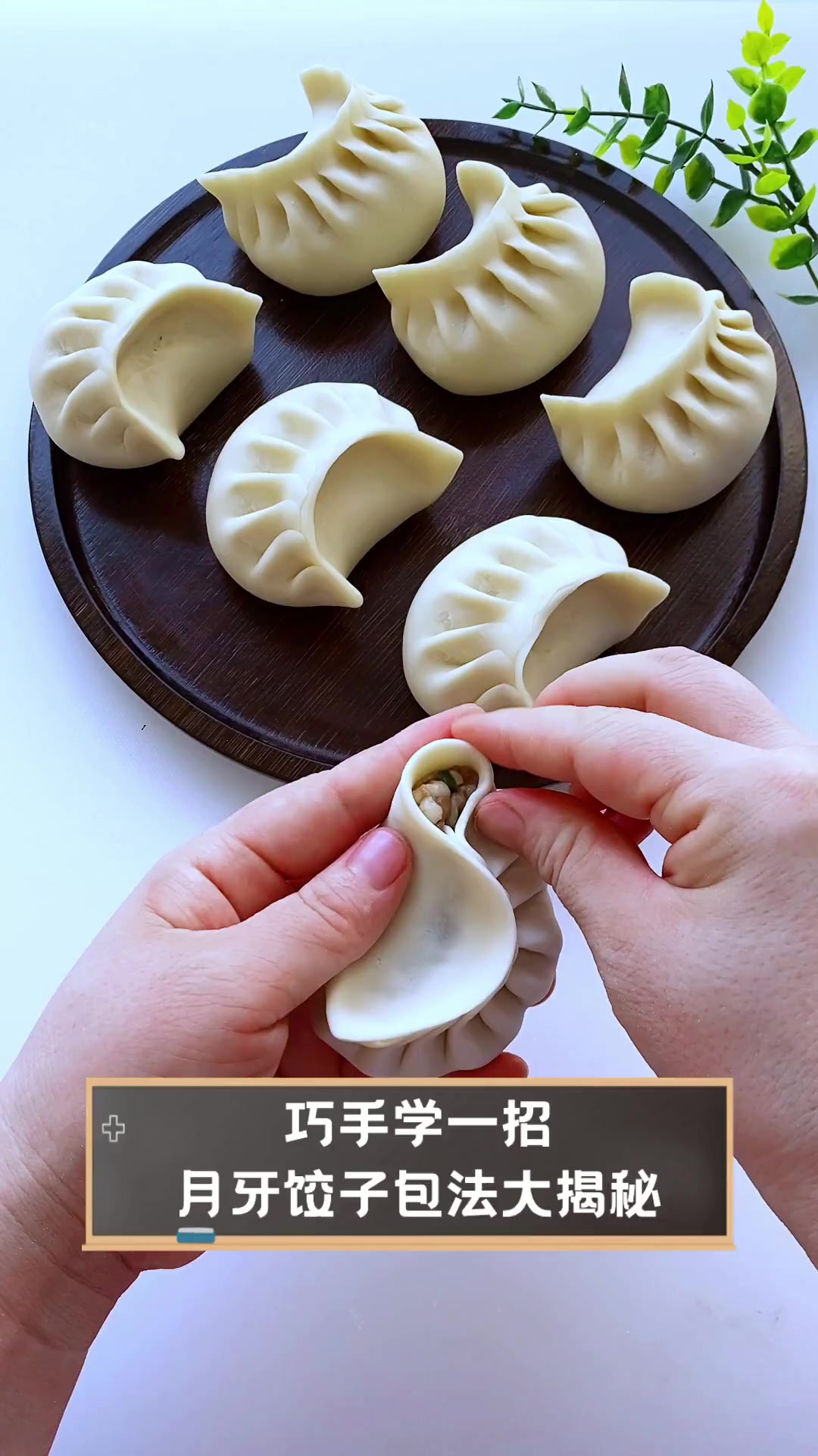 巧手学一招,月牙饺子包法大揭秘