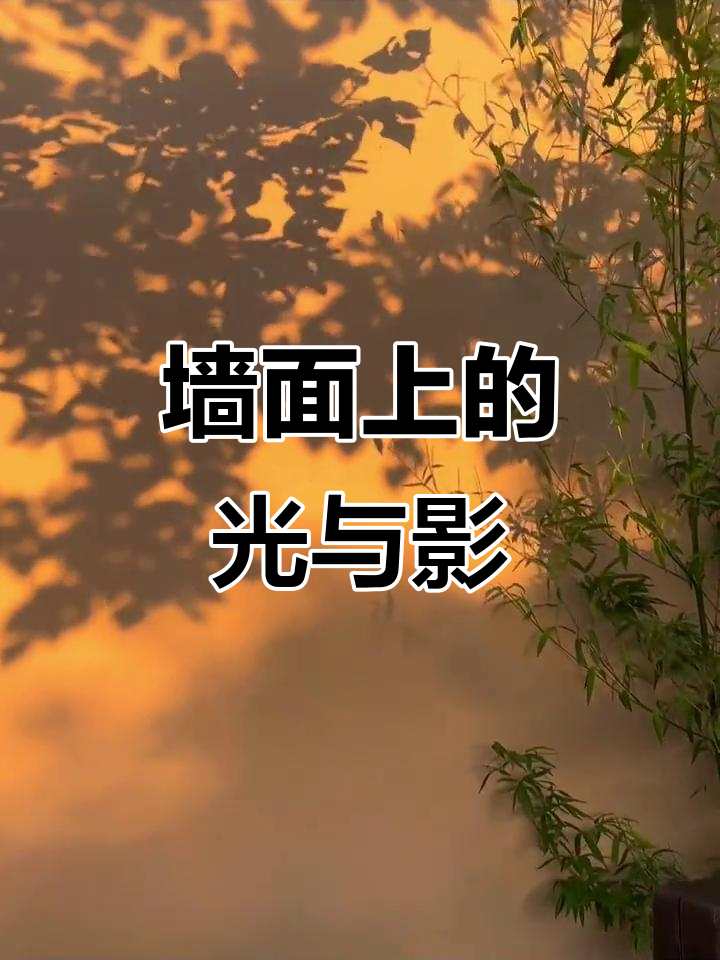 以墙为画布,光影成笔触