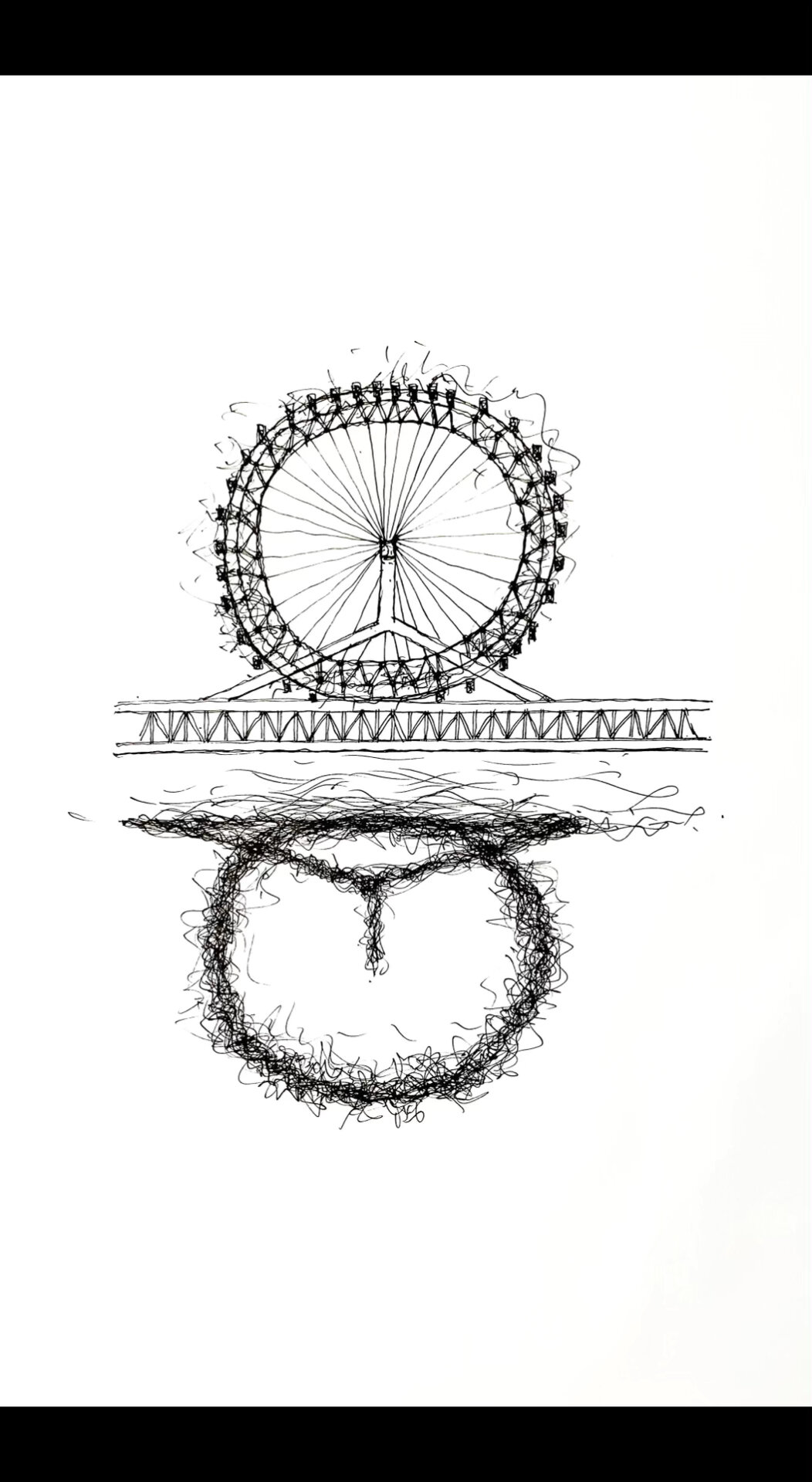 建筑手绘|天津之眼