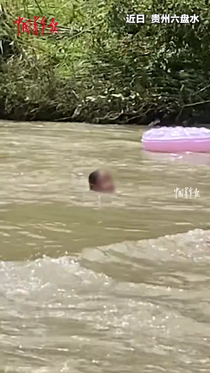 小孩河边不慎溺水,在此团建的游泳馆员工立即下水救援
