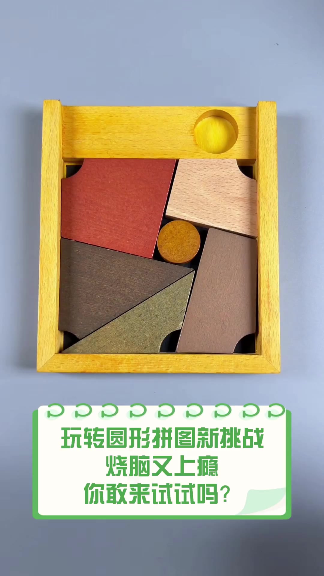 玩转圆形拼图新挑战,烧脑又上瘾,你敢来试试吗?