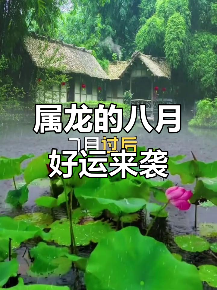 龙生肖8月份运势(属龙八月份运势2021)