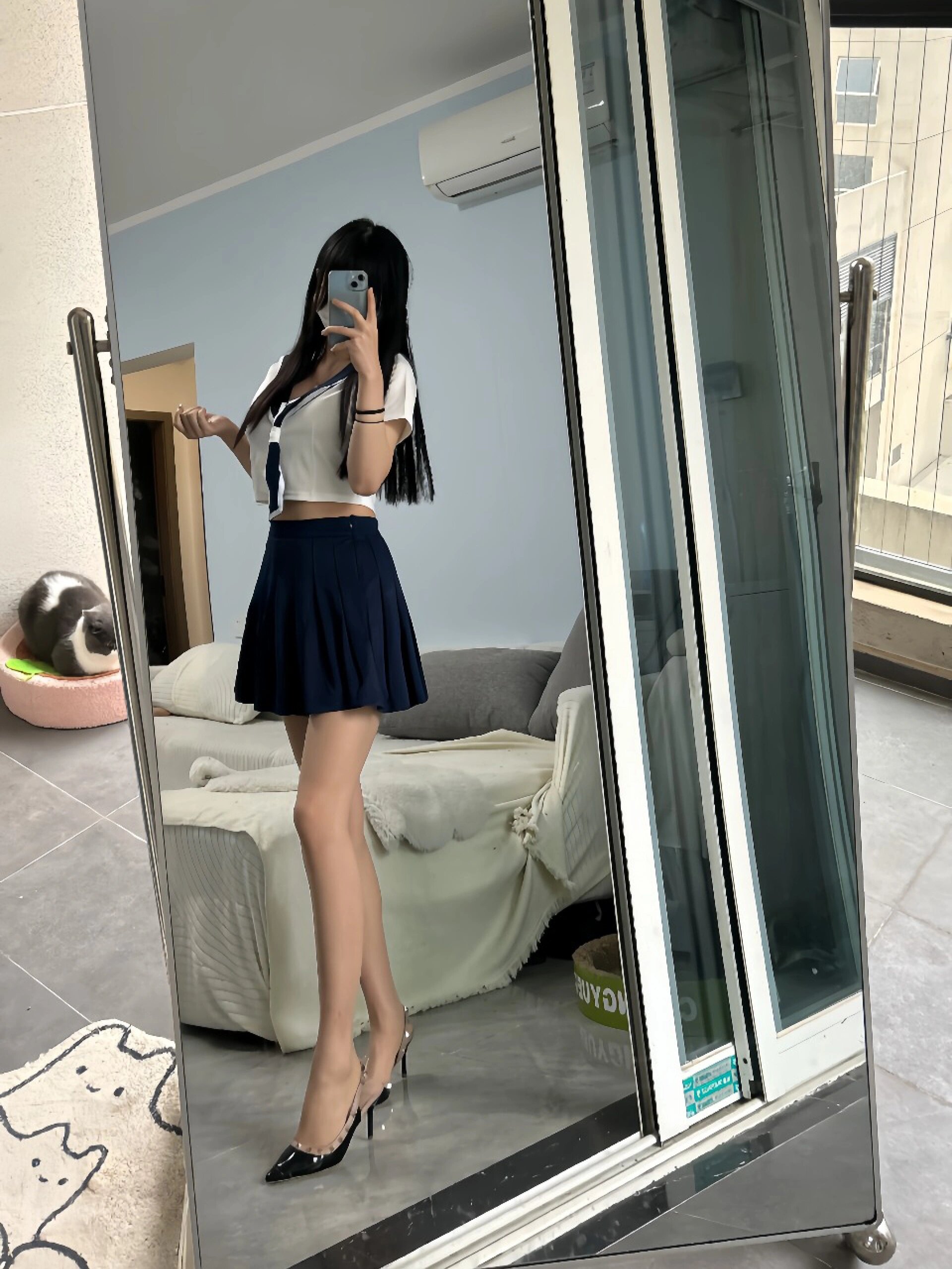 高清原素材 jk短裙