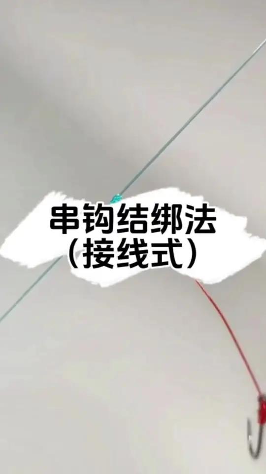 防缠绕串钩绑法 绑钩教程 串钩绑法 倒钓钓组 钓鱼知识