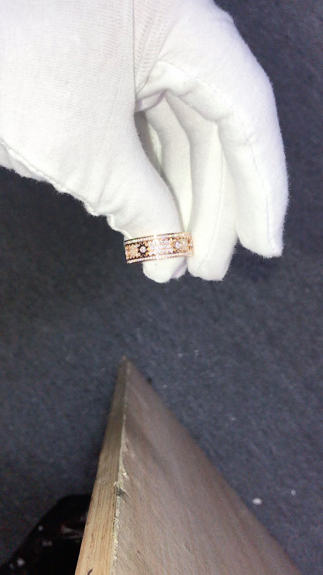 卡地亚齿轮转动戒指