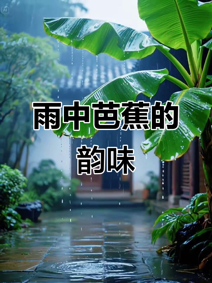 雨打芭蕉,听到的不仅是声音