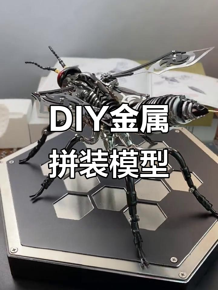 金属拼装模型,diy创意摆件大揭秘