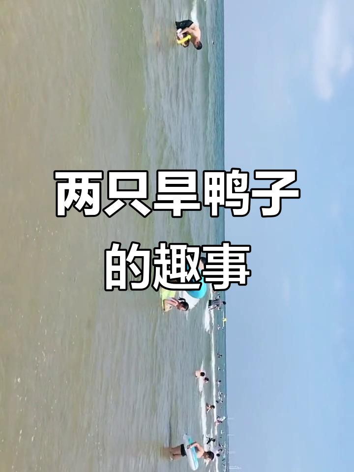 两只"旱鸭子"的搞笑时刻,太有趣了!