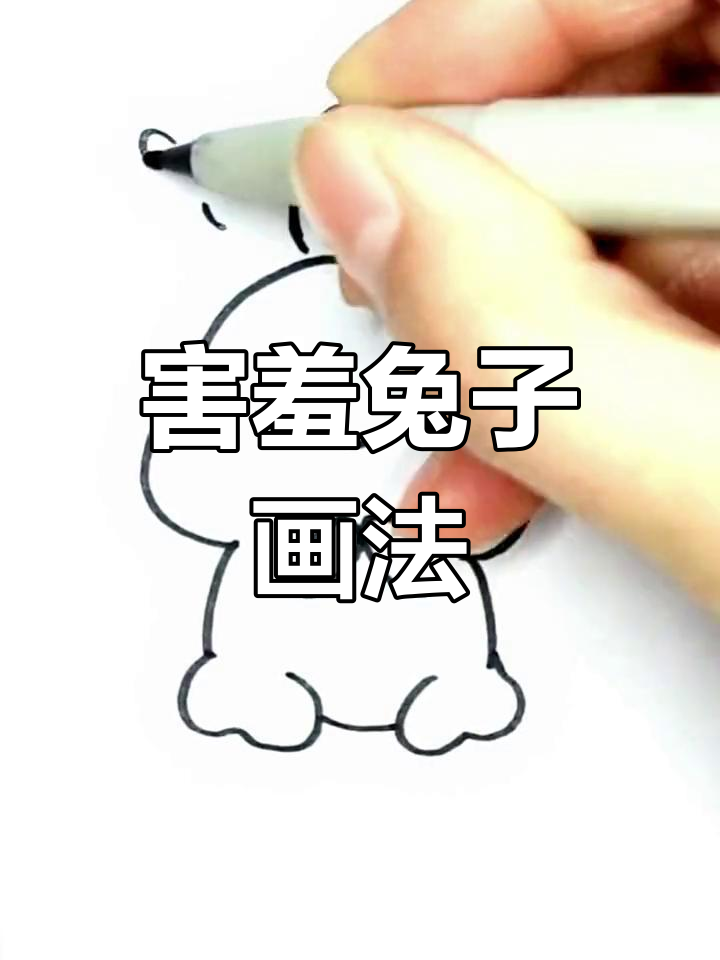 兔子吃青菜简笔画图片