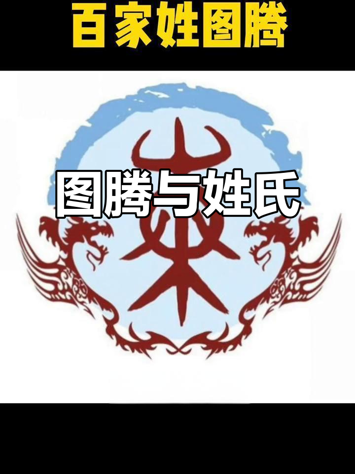 每个姓氏背后,都有一段图腾的传奇