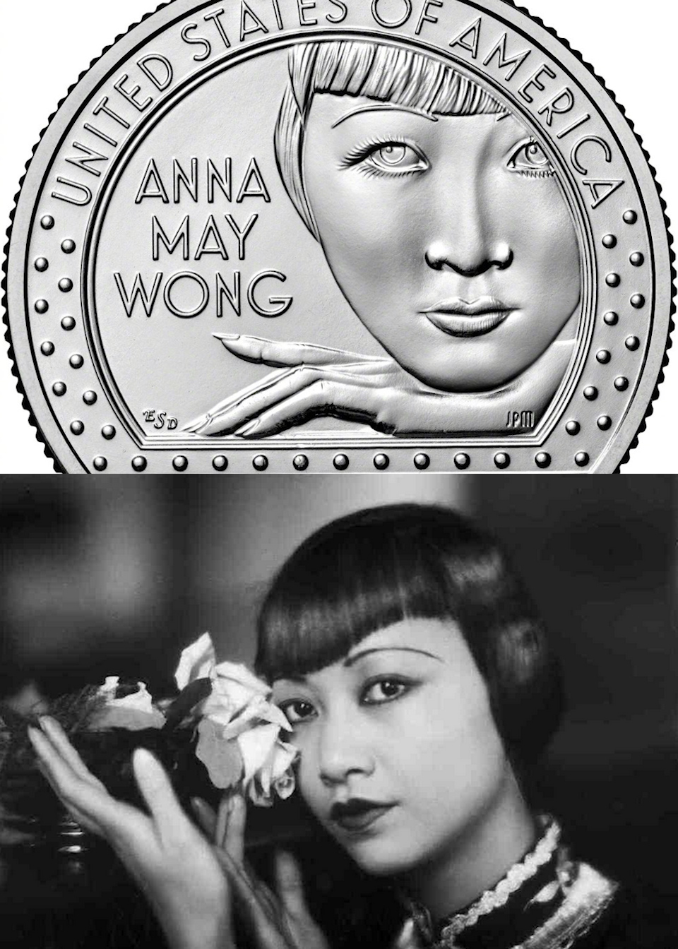 黄柳霜硬币即将在美上市流通成首位登上美国货币的亚裔