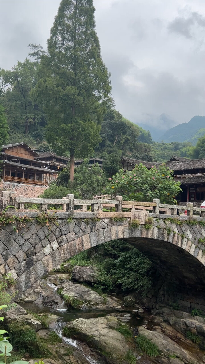 最美古村落 楠溪江源头的林坑古村