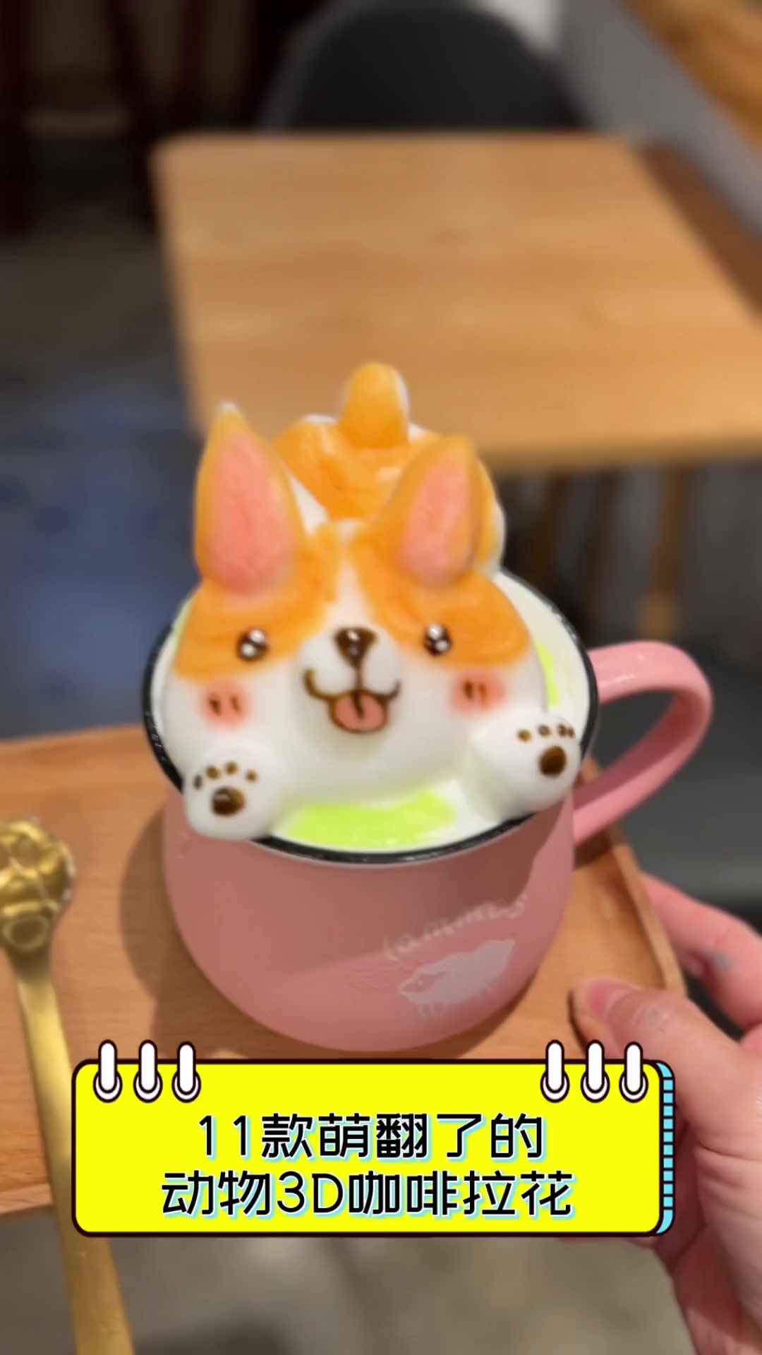 11款萌翻了的动物3d咖啡拉花