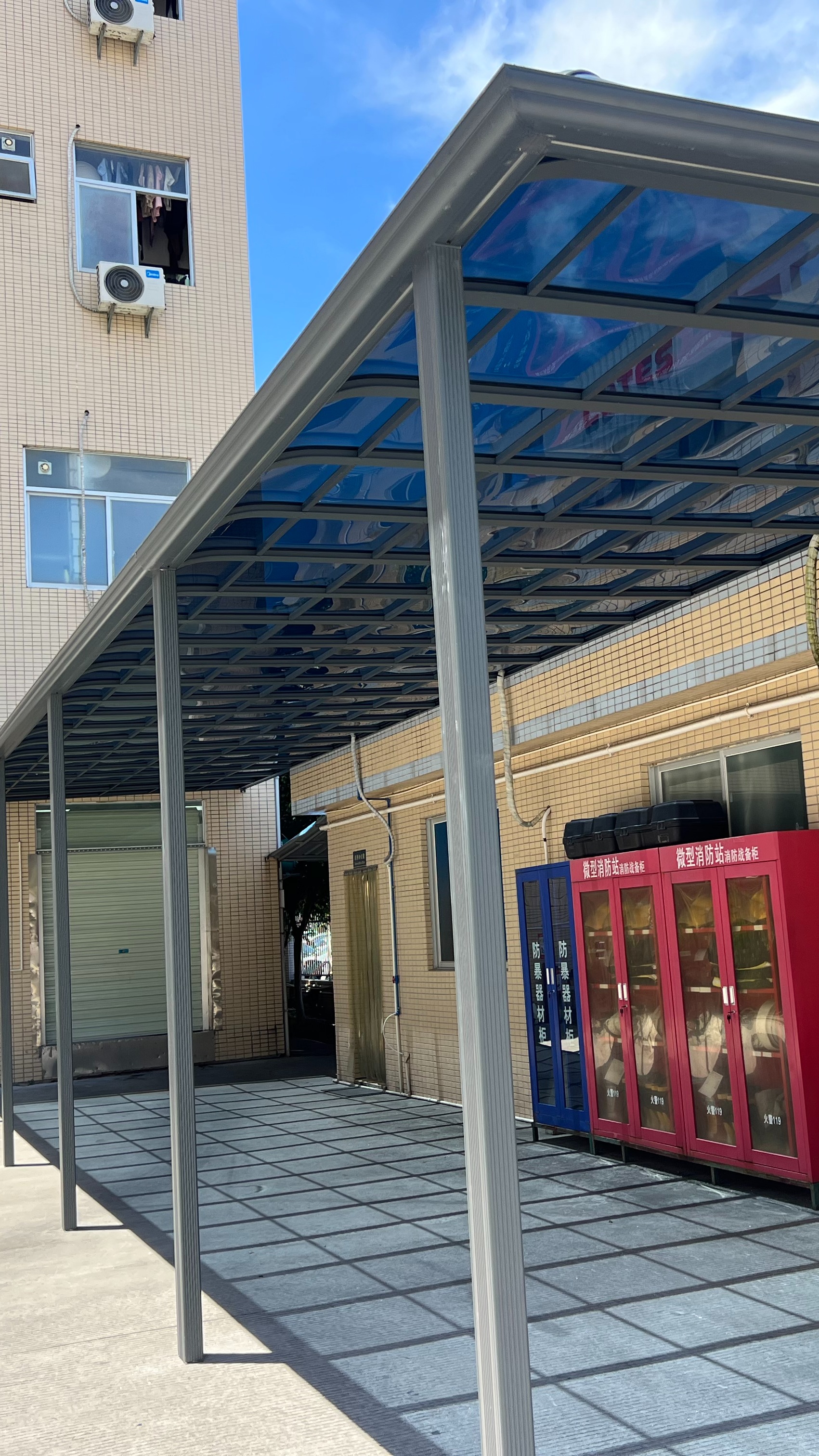 铝合金雨棚上门测量