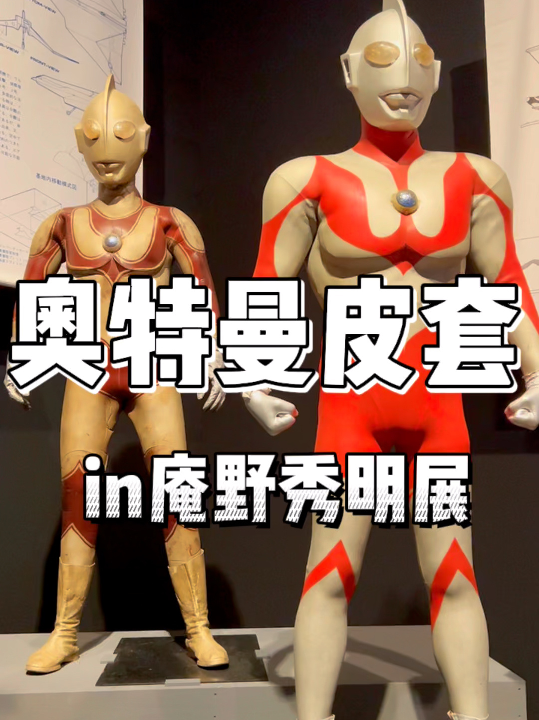 我居然见到当年奥特曼拍摄时的皮套