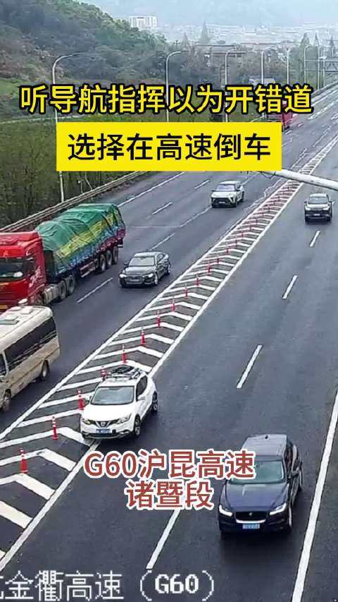 只因忘了看这个路牌……」4月7日下午,在g60沪昆高速诸暨段,钱某驾车