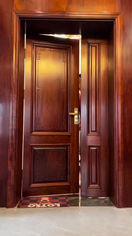 中式红木门 护墙板 别墅豪宅 红木家装 装修设计