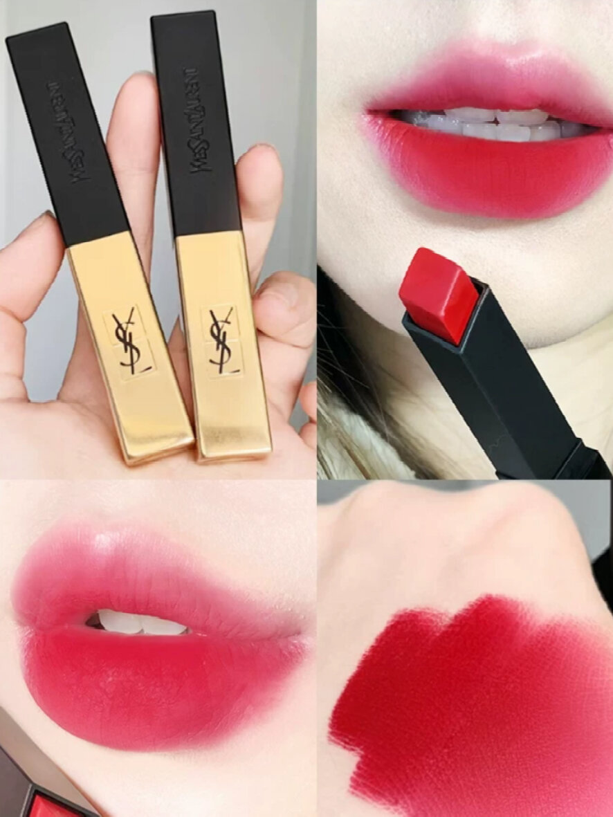 打造韩剧女角美!ysl21不羁复古红试色!