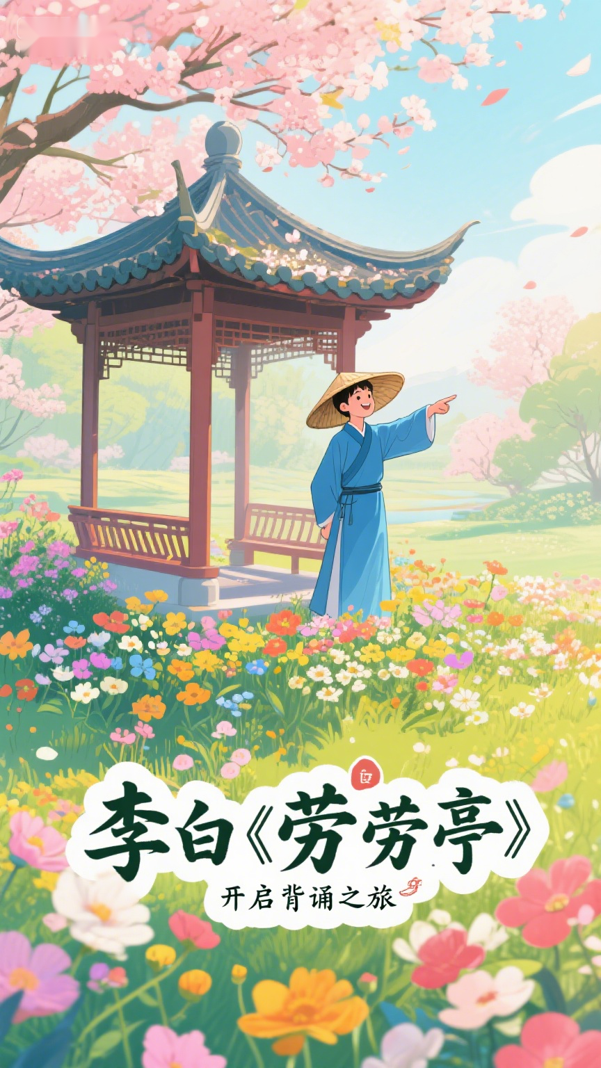 李白《劳劳亭》,开启背诵之旅