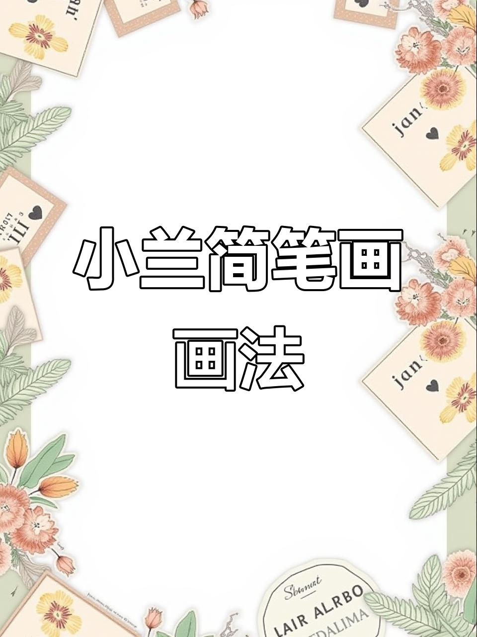 毛利兰简笔画教程,轻松学会小兰的经典形象