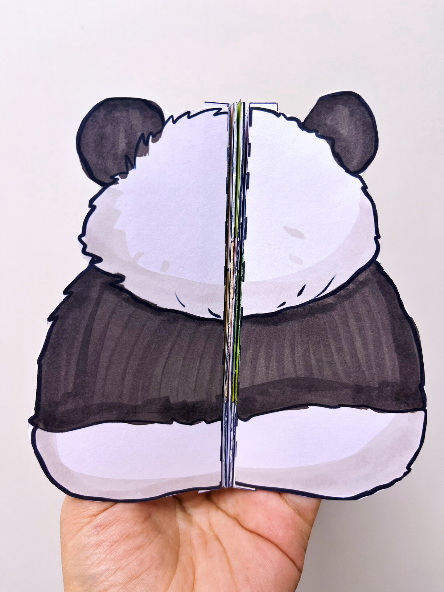 自制折叠小绘本