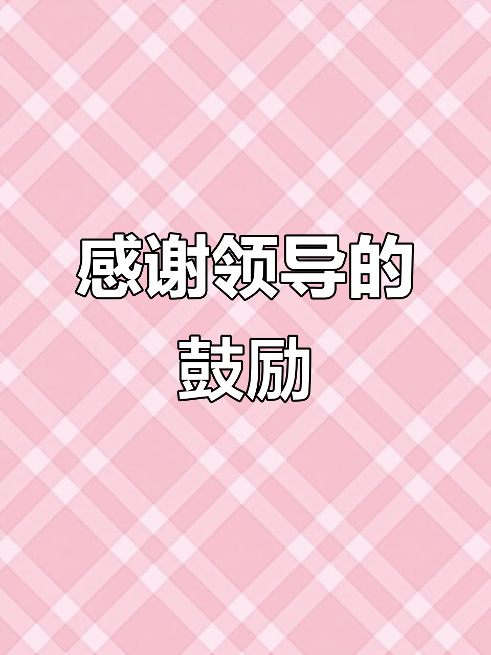 感谢领导的支持与信任,我会继续努力!