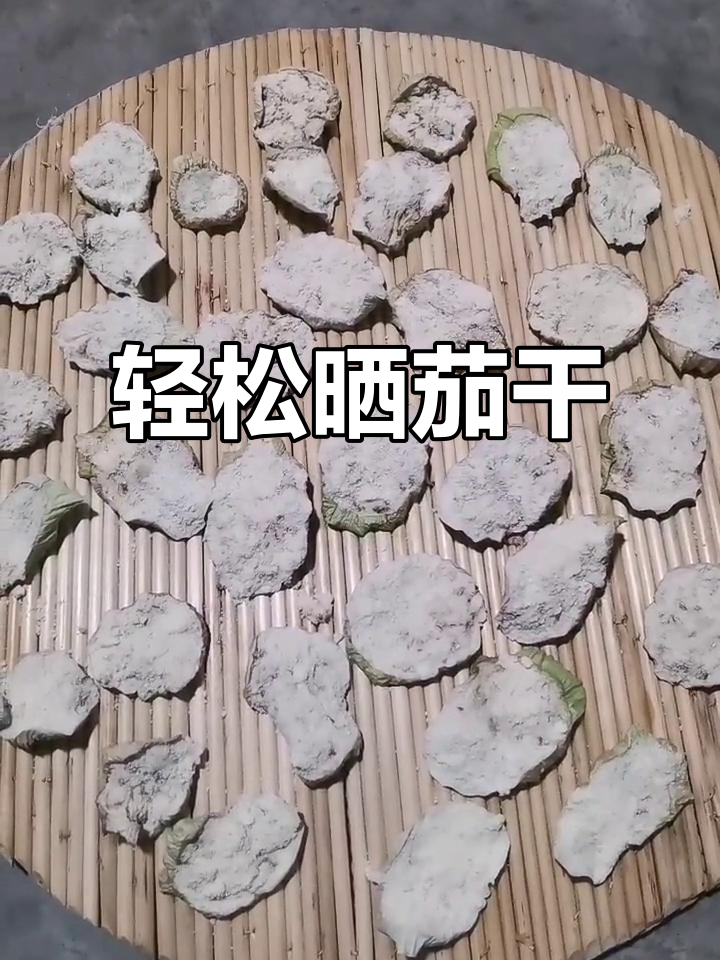 茄子干这样晒,快速又好吃