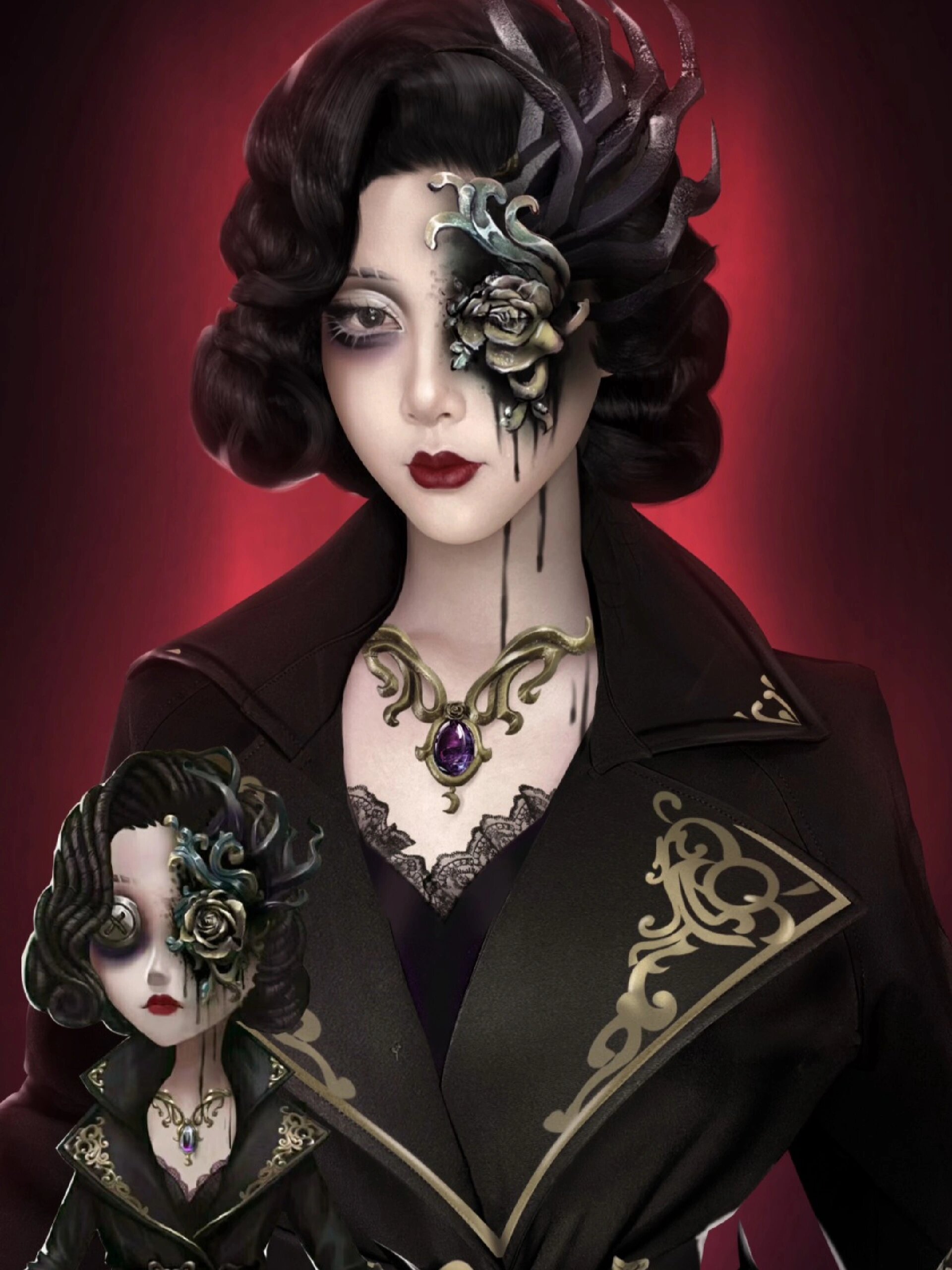 《第五人格》舞女恶之花仿妆