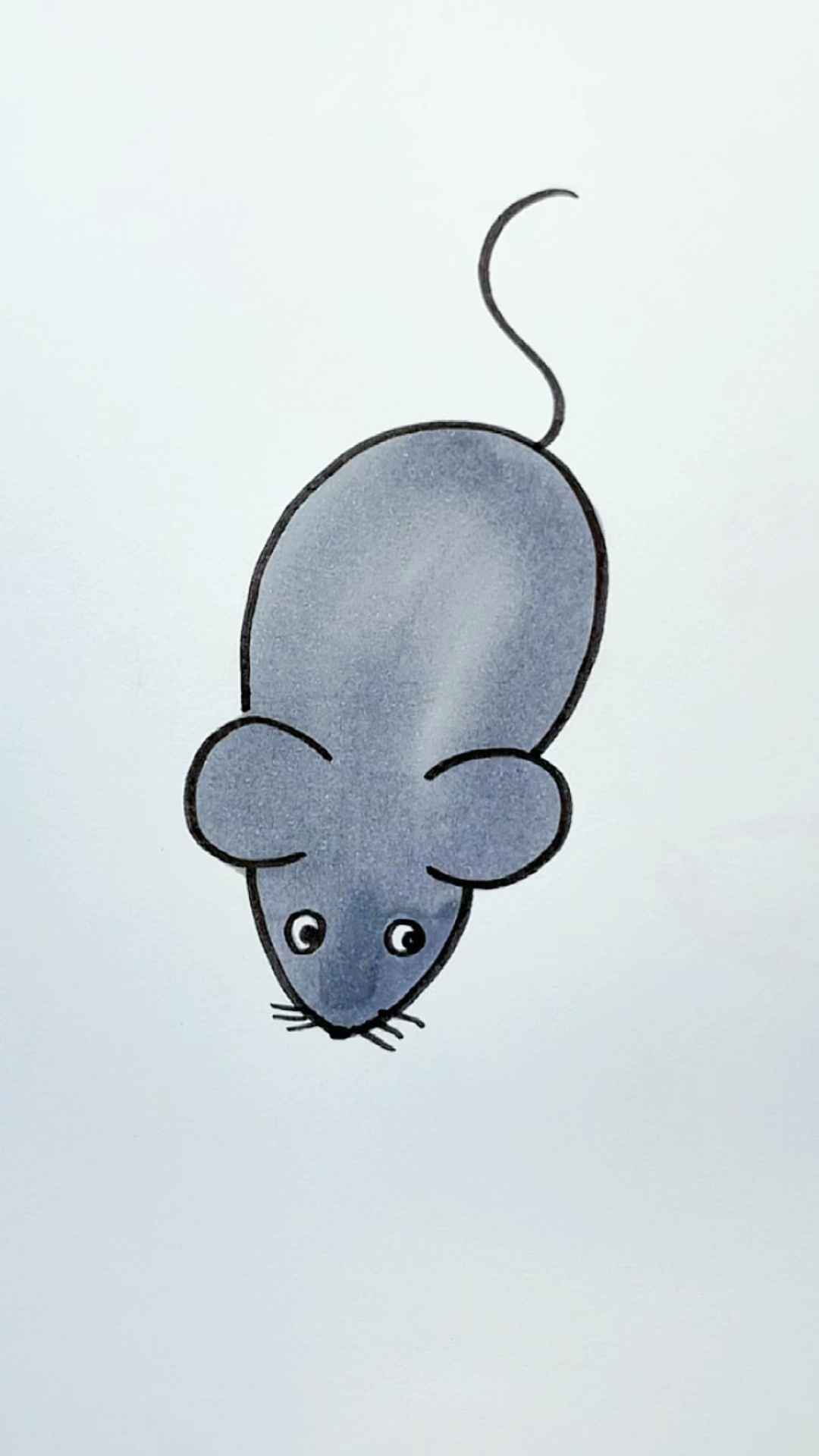 老鼠的画法简单又漂亮图片