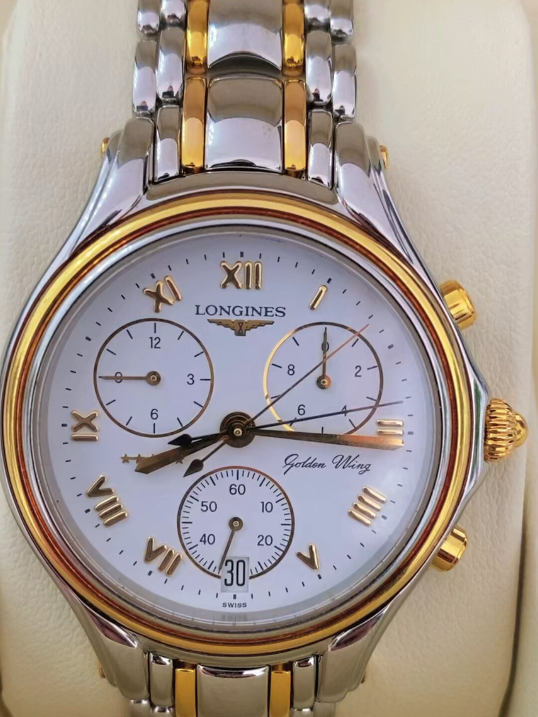 浪琴五星上将男表 golden wing金翼系列 名