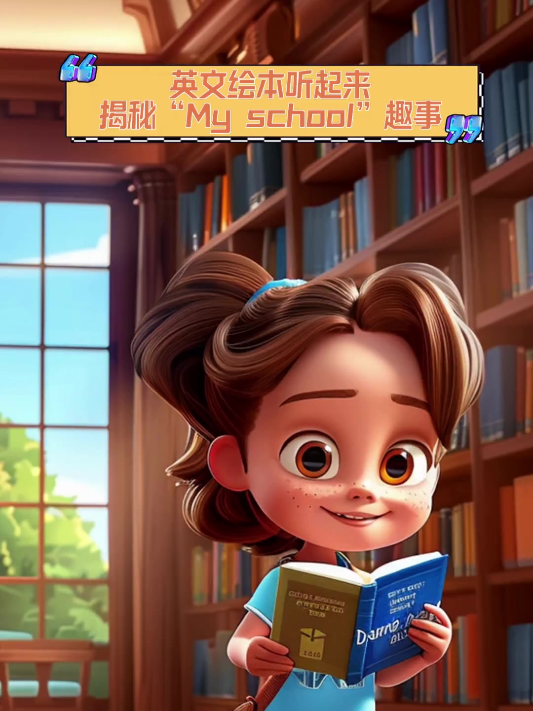 英文绘本听起来揭秘my school趣事