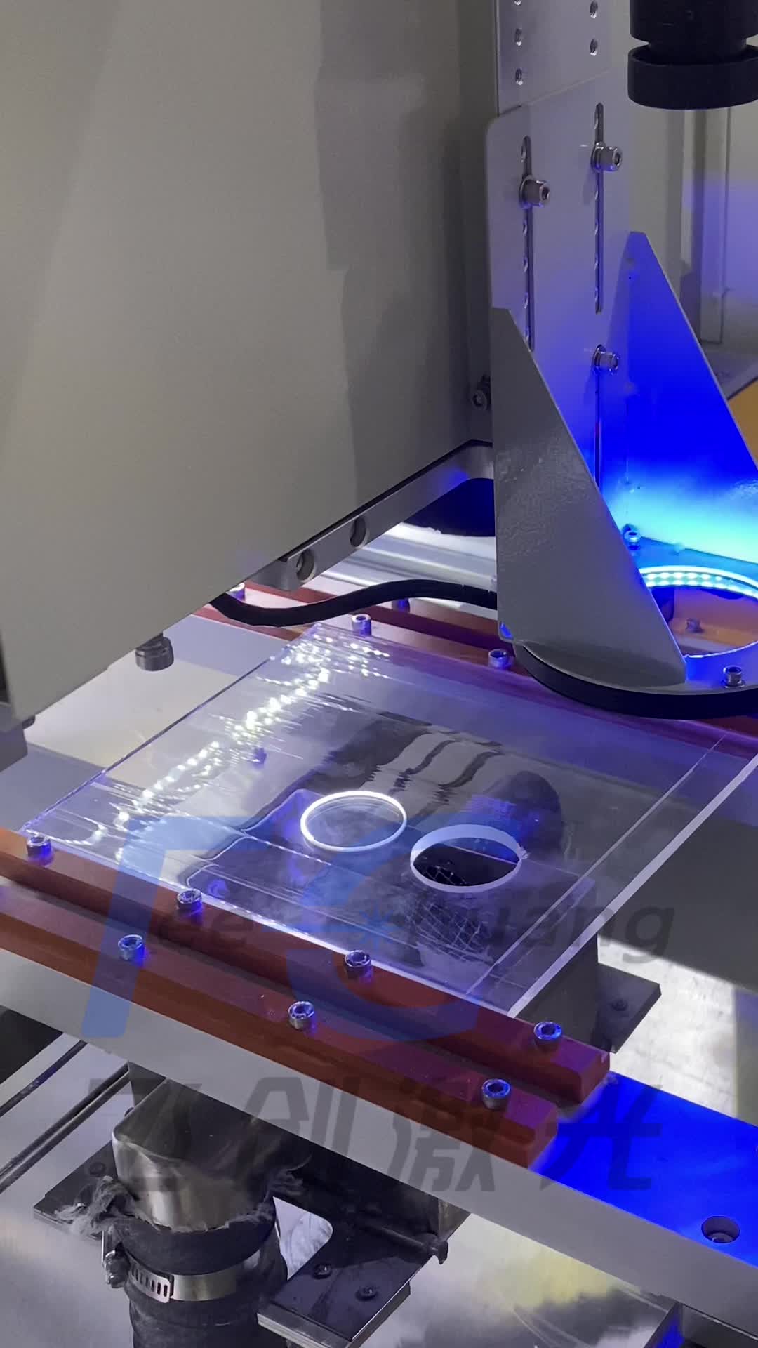 石英镜片激光切割 光学玻璃激光打孔切割