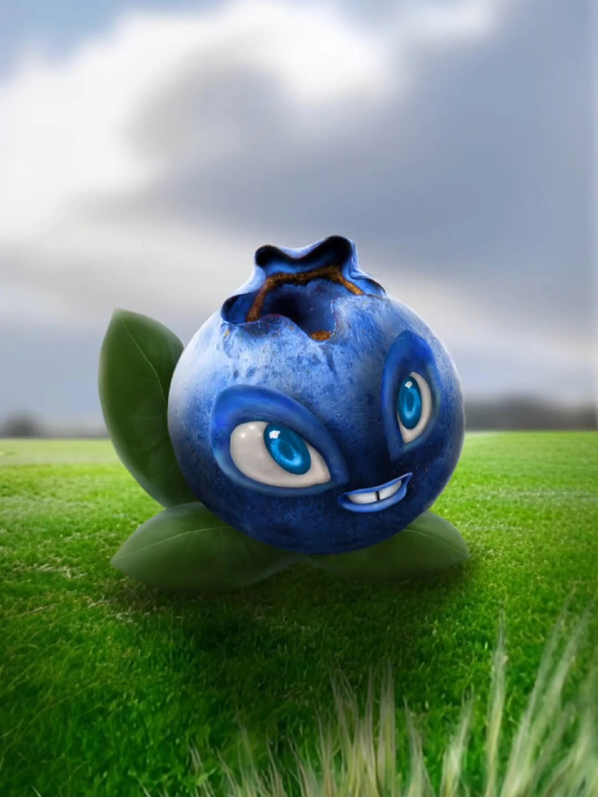 还原植物大战僵尸2中电击蓝莓在现实生活中