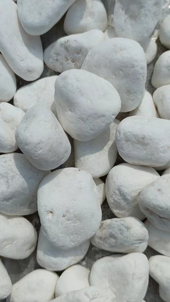 白色水洗石6-9毫米园林铺路庭院地铺装饰