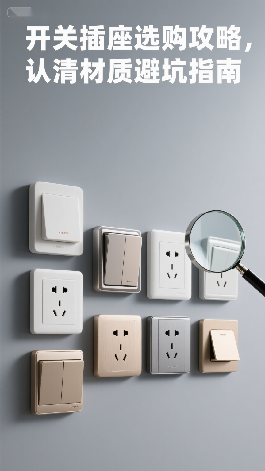 开关插座选购攻略认清材质避坑指南