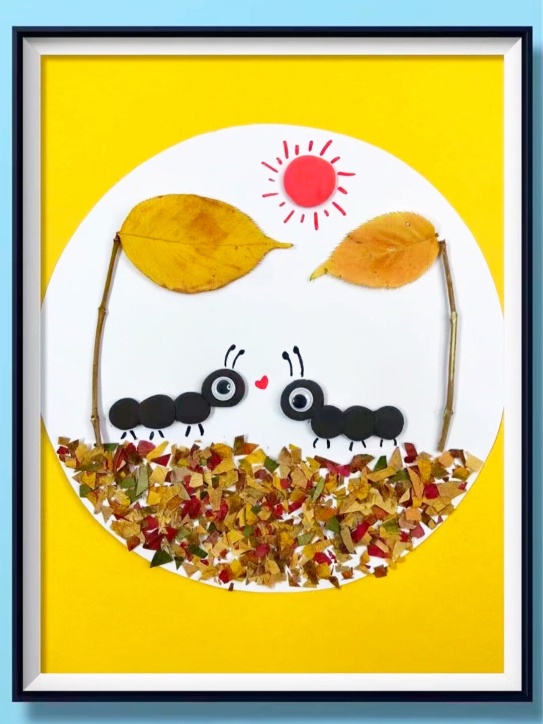 用干树叶做好看的手工