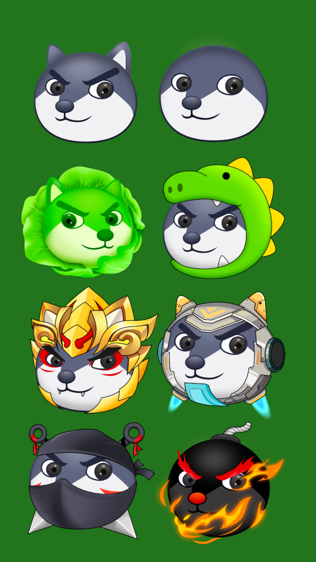 狗头卡包的素材