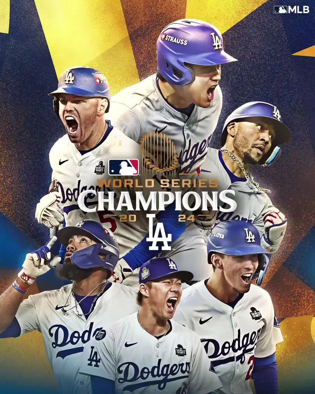 洛杉矶道奇4-1战胜纽约扬基,夺mlb世界大赛冠军,大谷翔平收获生涯首冠