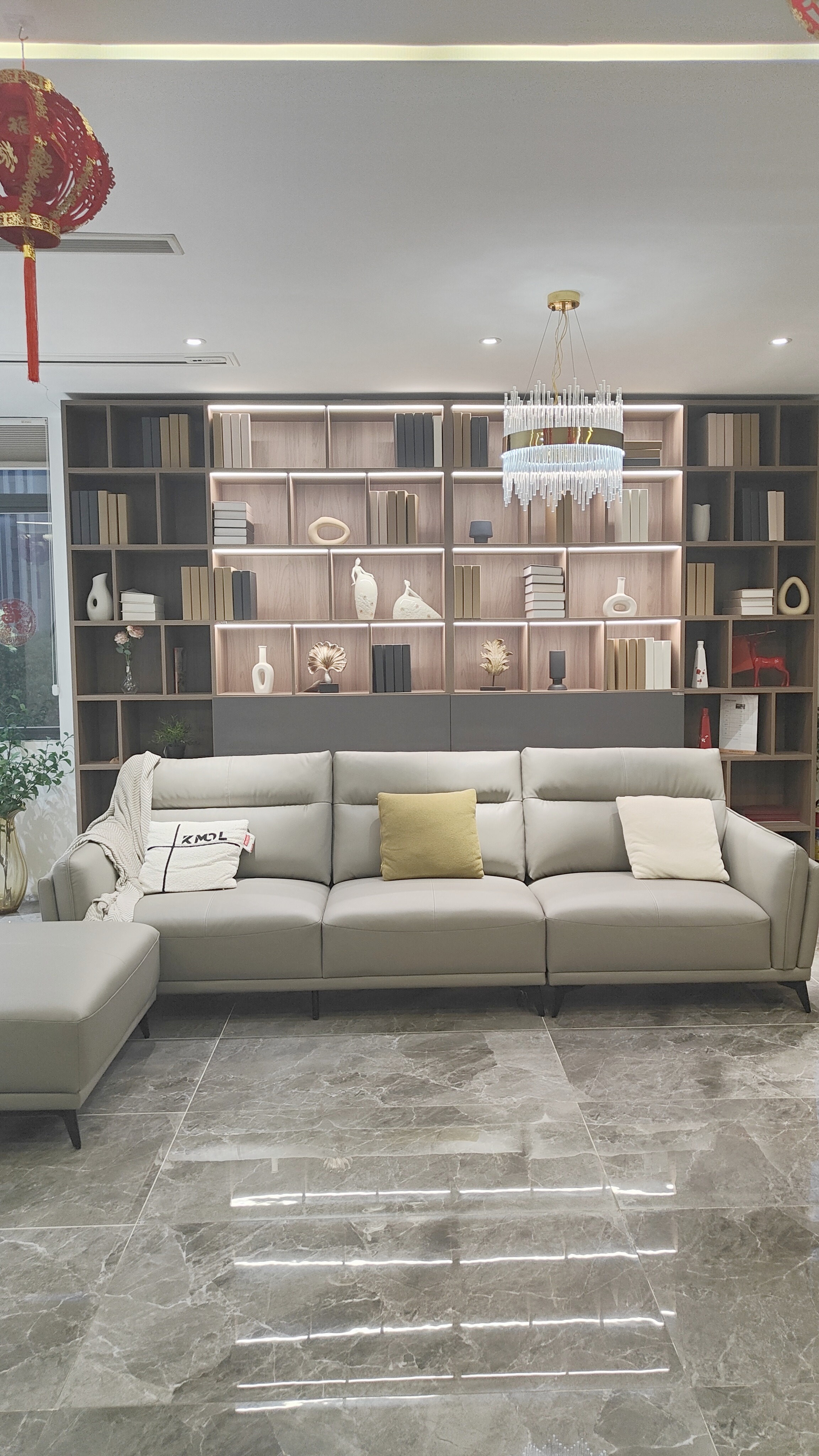 客厅定制沙发背景柜展示柜