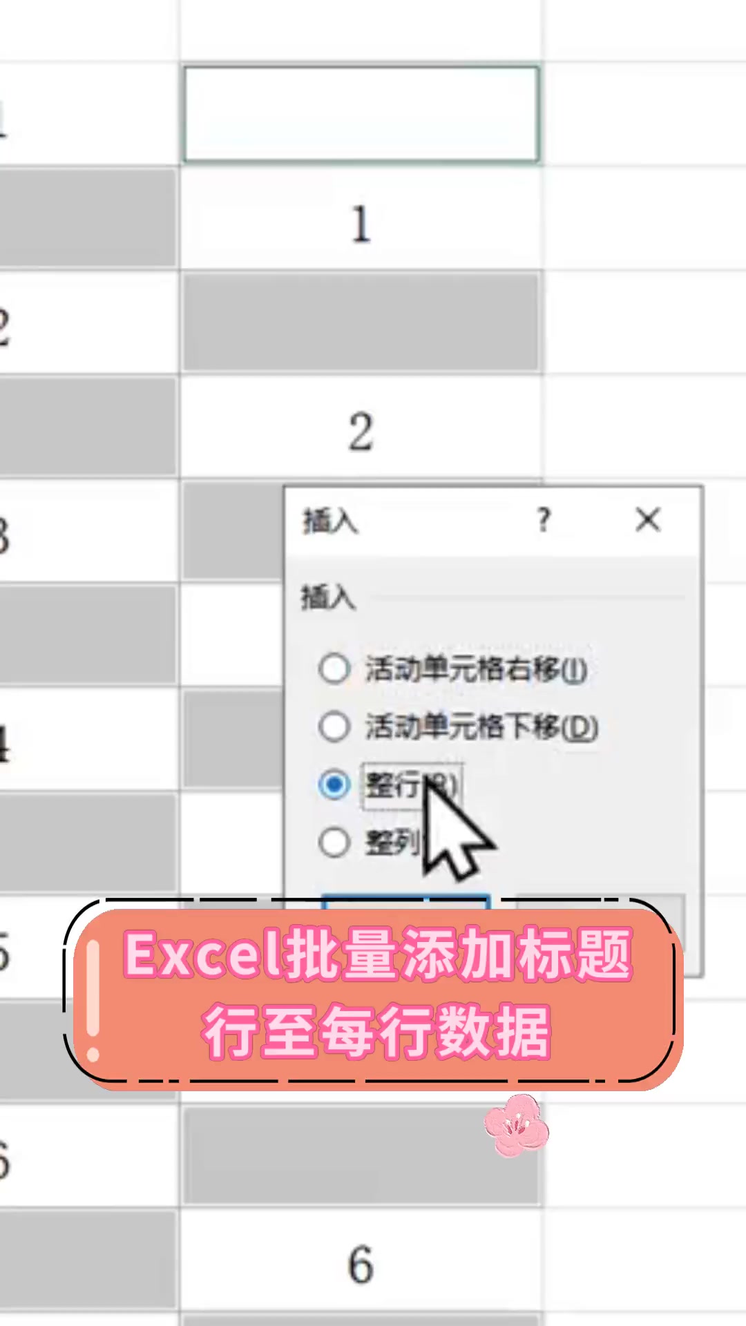 excel每行添加一样的字