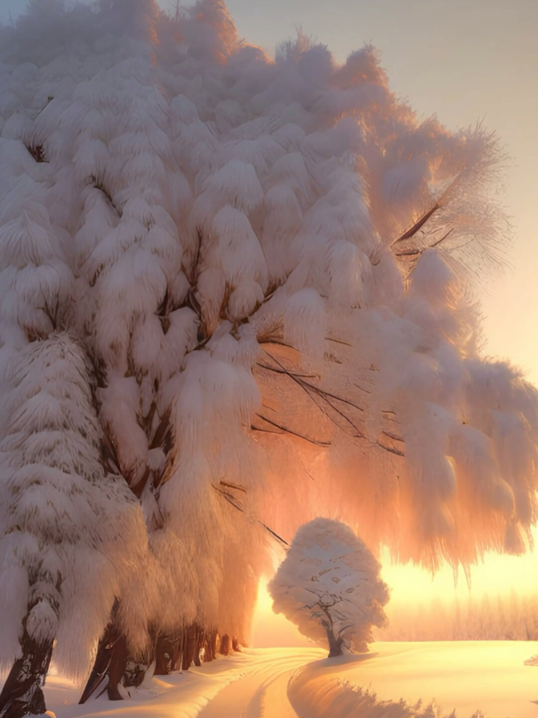 雾凇雪景