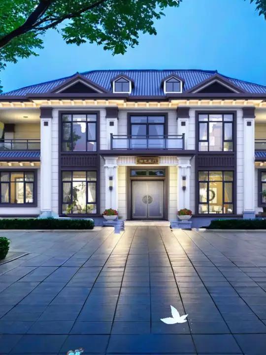 农村兄弟双拼别墅,这款就不错!