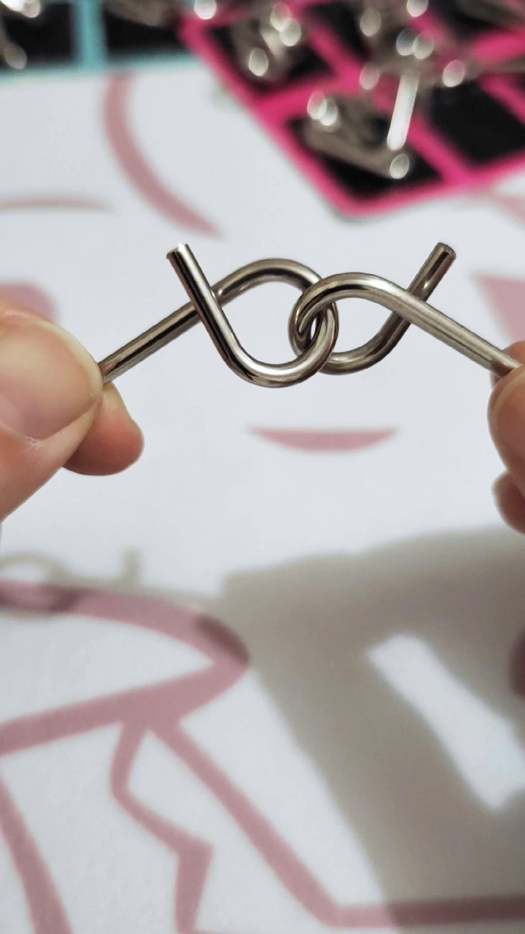 益智反手扣.挑战不换手解开?