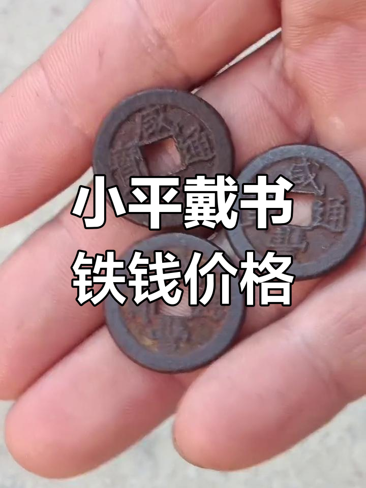 咸丰通宝小平戴书铁钱,30元值不值?