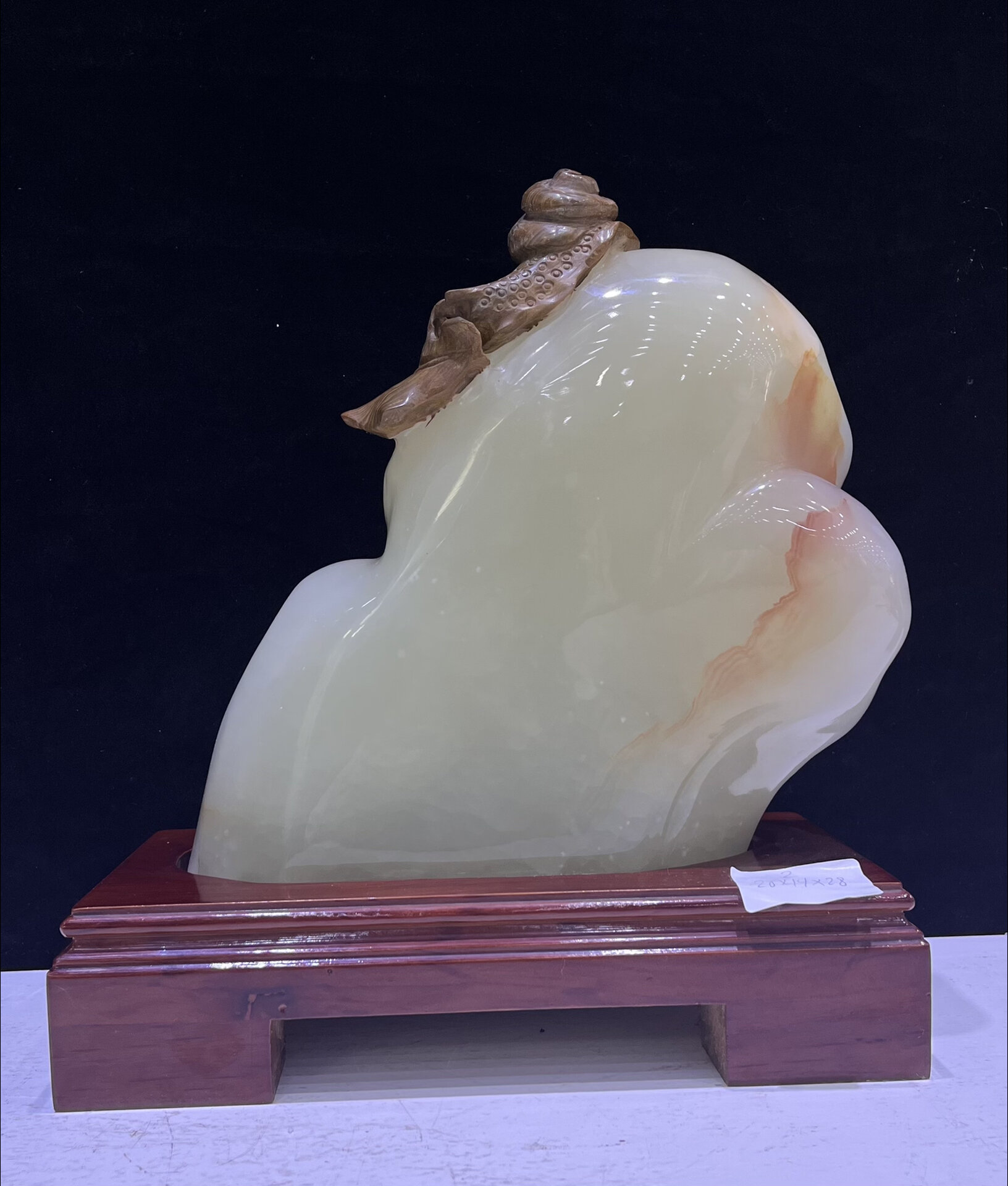 看到成品惊呆了!玉石原石摆件