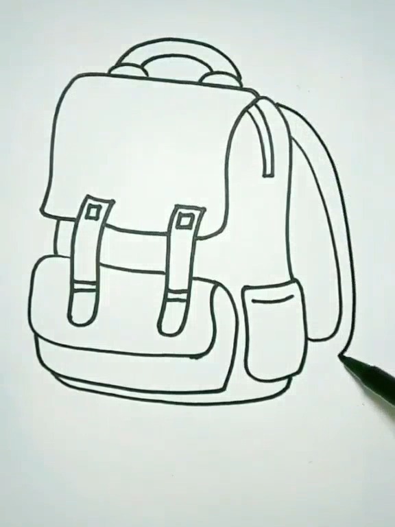 书包简笔画教程