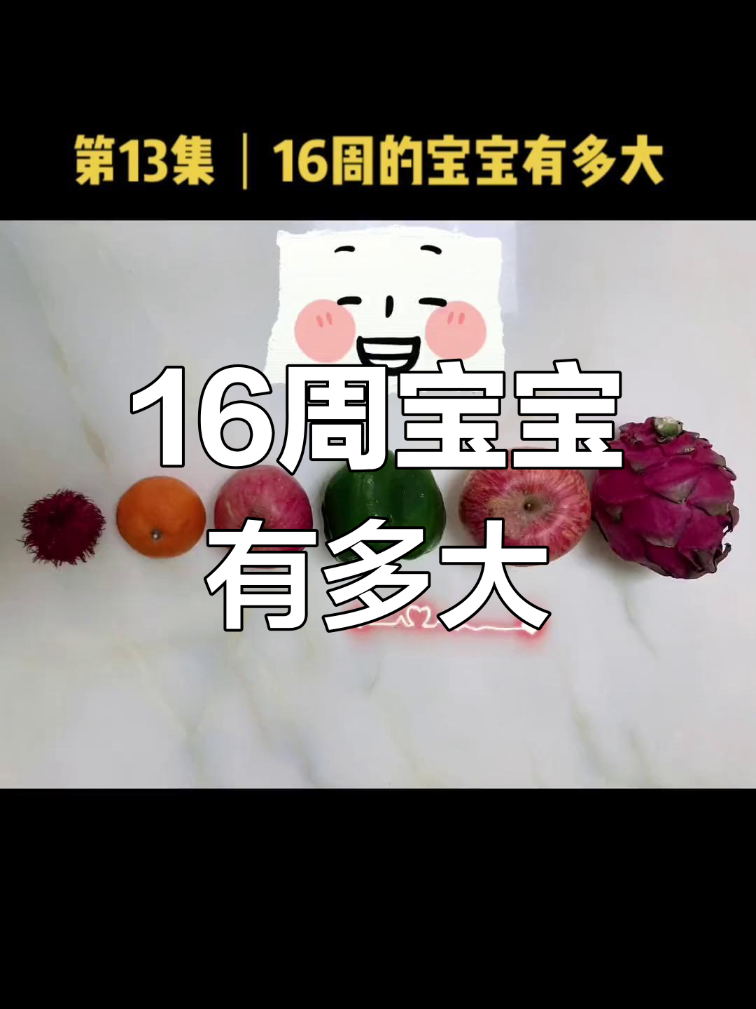 16周胎儿发育情况