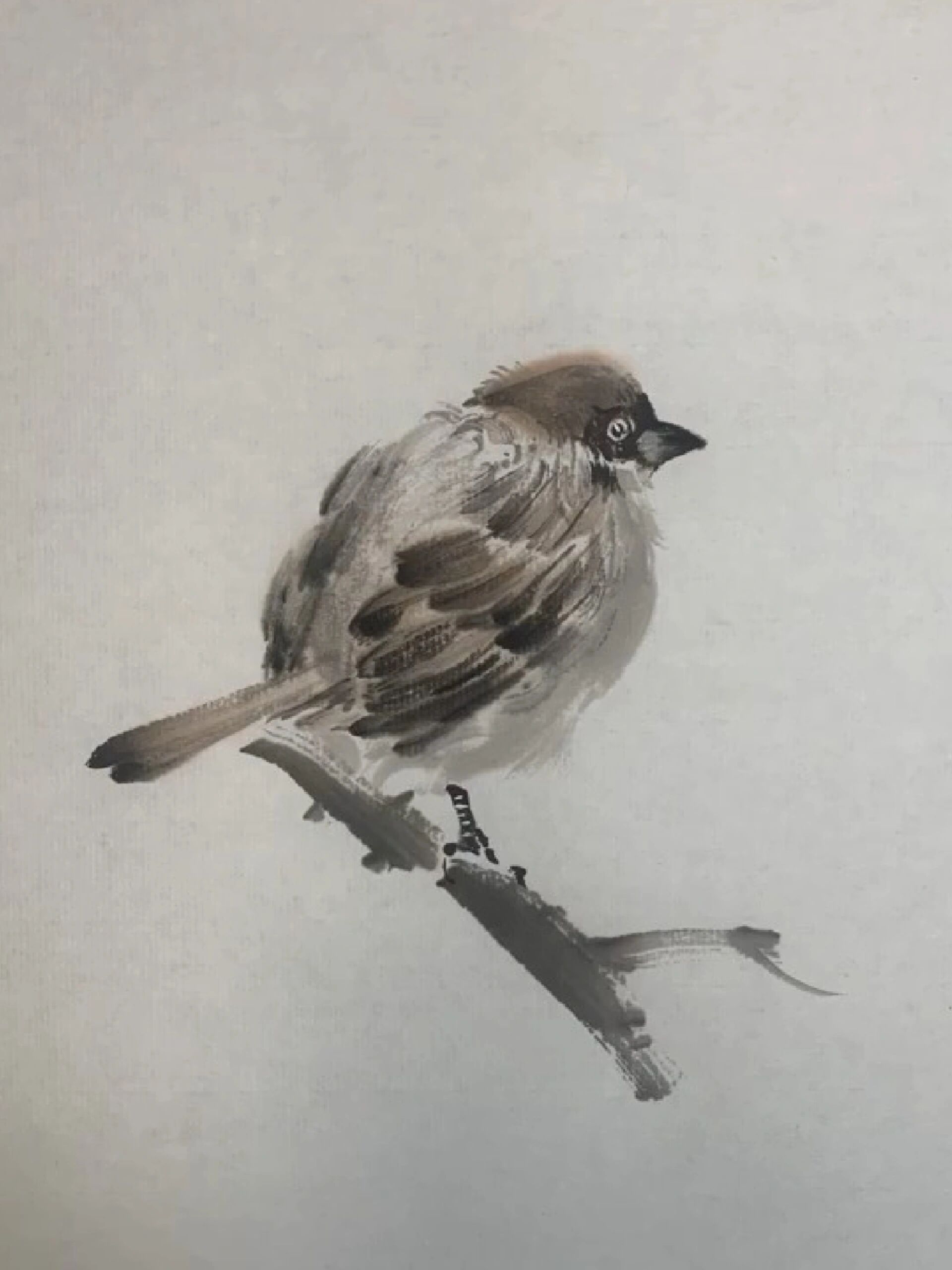 「国画教程」麻雀画法